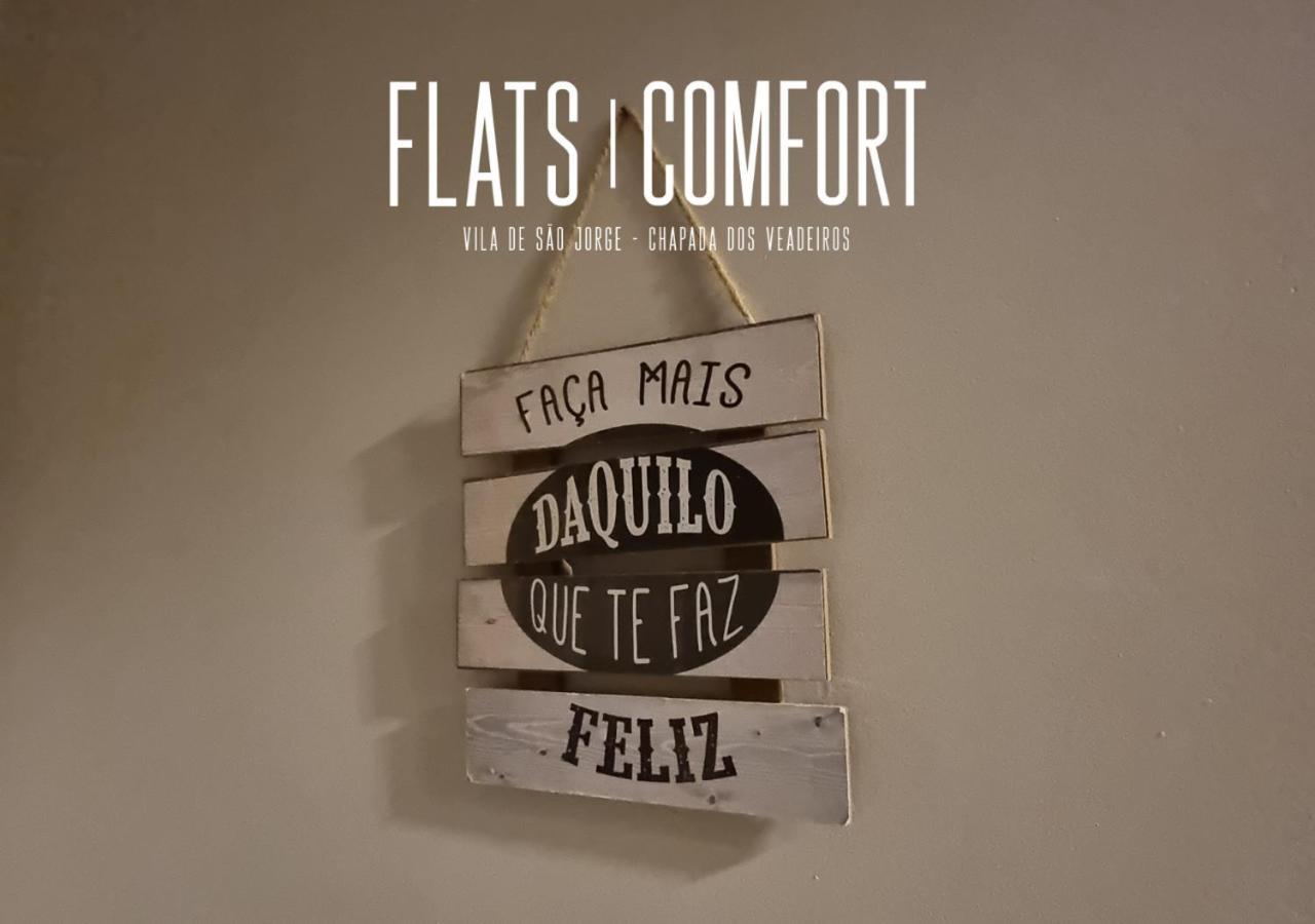 Отель Novidade Flats Comfort Na Vila De Sao Jorge - Chapada Dos Veadeiros Экстерьер фото