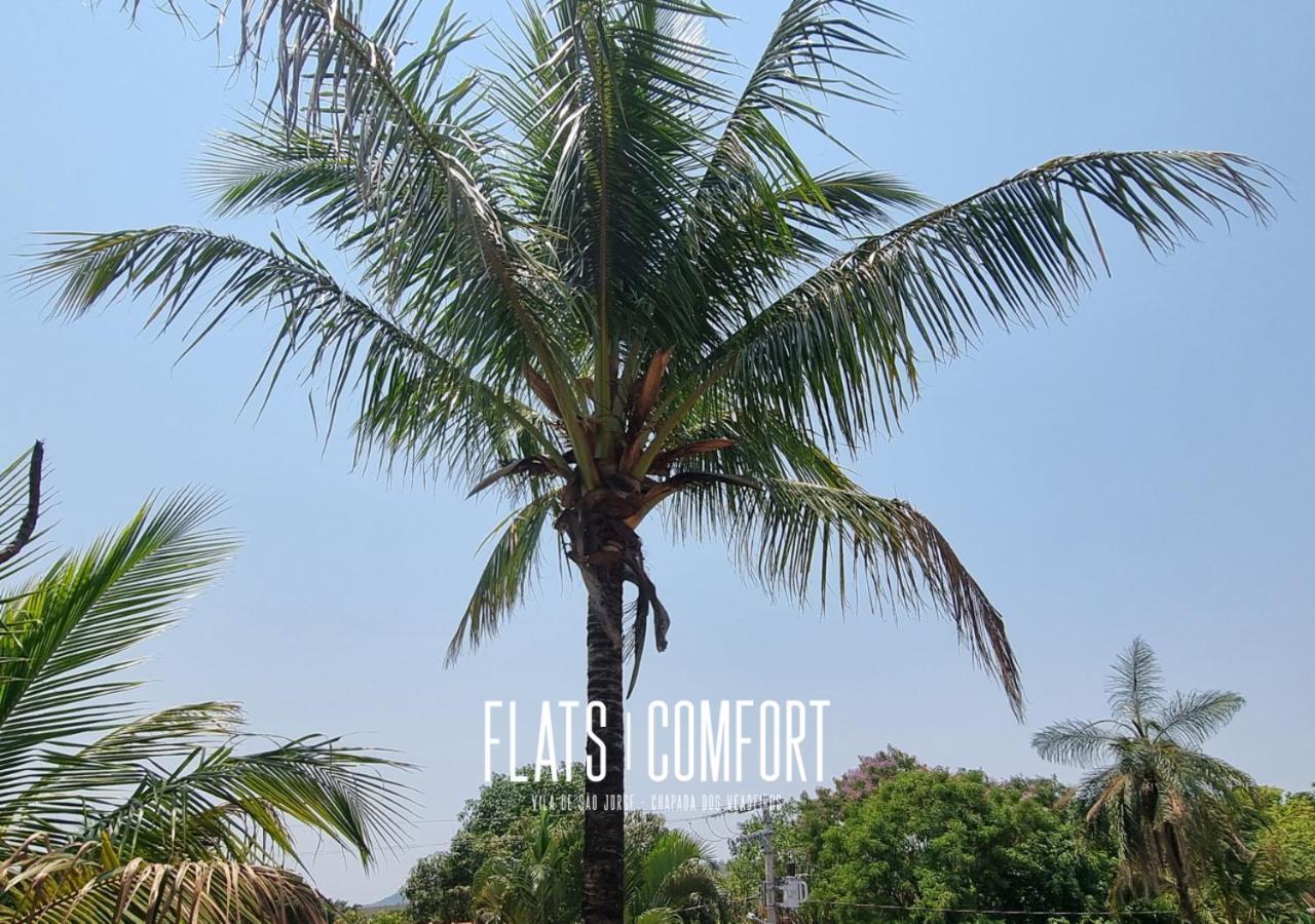Отель Novidade Flats Comfort Na Vila De Sao Jorge - Chapada Dos Veadeiros Экстерьер фото