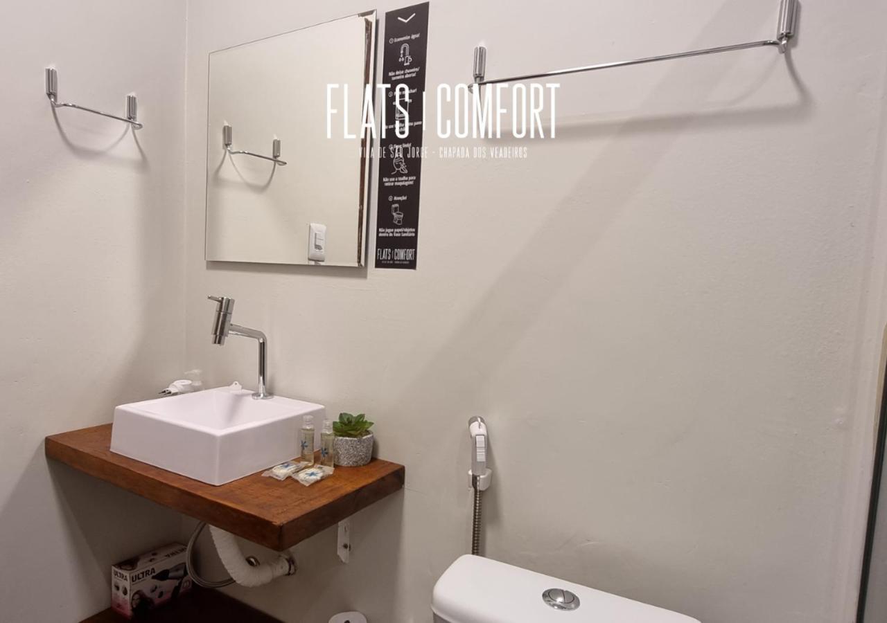 Отель Novidade Flats Comfort Na Vila De Sao Jorge - Chapada Dos Veadeiros Экстерьер фото