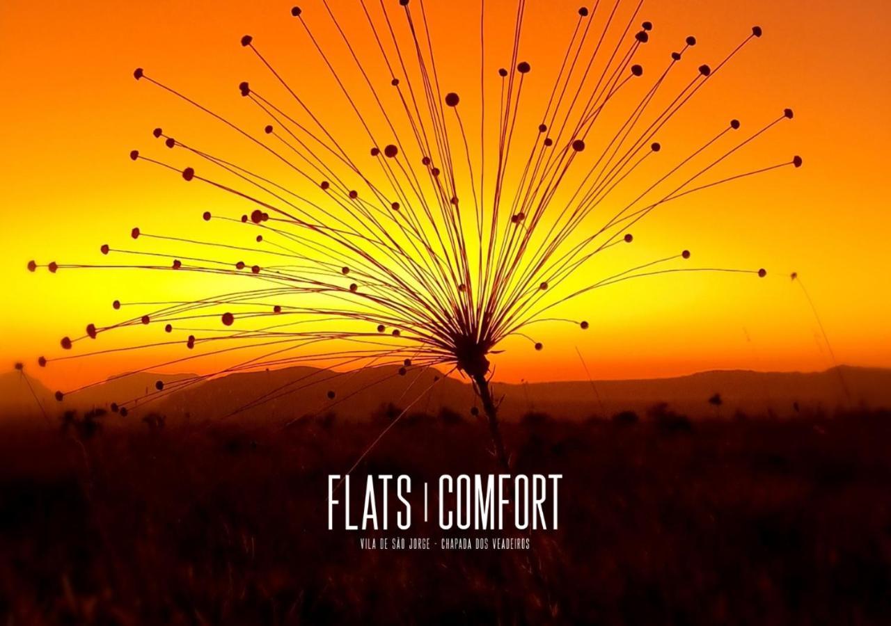 Отель Novidade Flats Comfort Na Vila De Sao Jorge - Chapada Dos Veadeiros Экстерьер фото