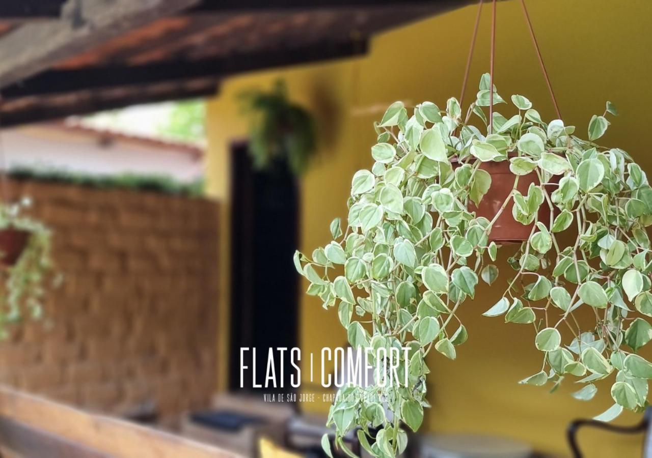 Отель Novidade Flats Comfort Na Vila De Sao Jorge - Chapada Dos Veadeiros Экстерьер фото