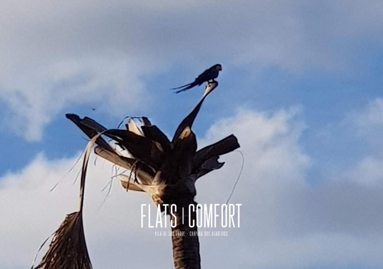 Отель Novidade Flats Comfort Na Vila De Sao Jorge - Chapada Dos Veadeiros Экстерьер фото