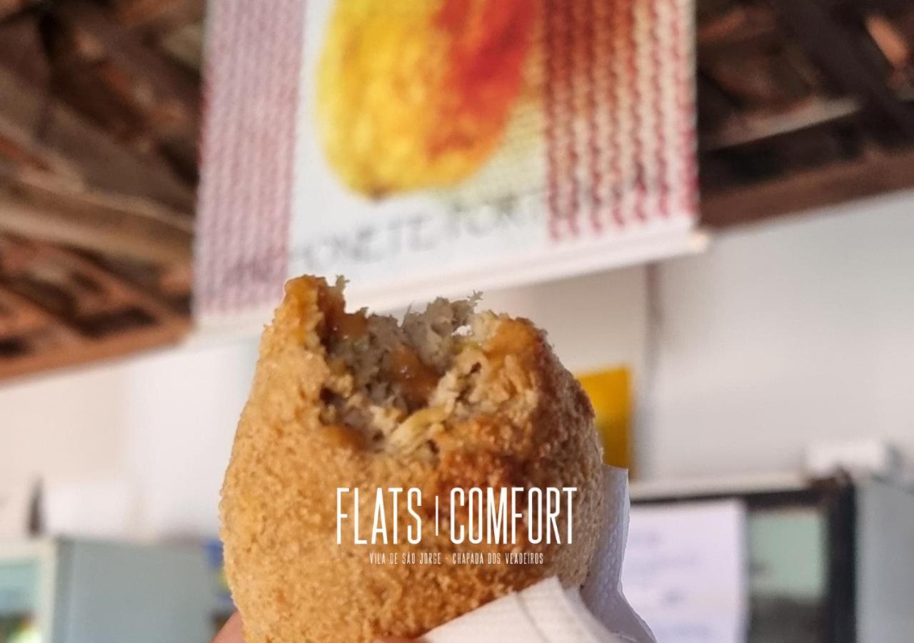 Отель Novidade Flats Comfort Na Vila De Sao Jorge - Chapada Dos Veadeiros Экстерьер фото